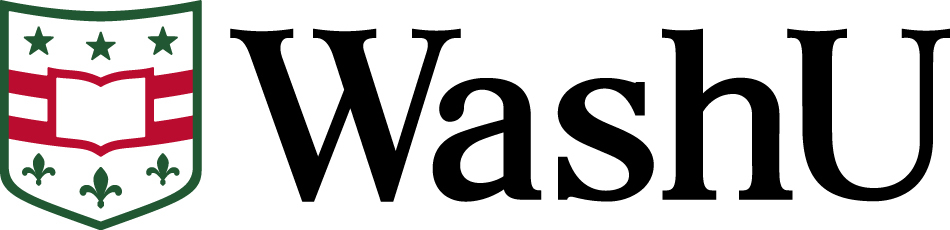 Logo for Washington University in St Louis. Text reads "Wash U"